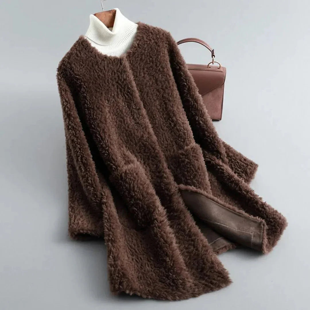 Luxurious Sheepskin Winter Coat