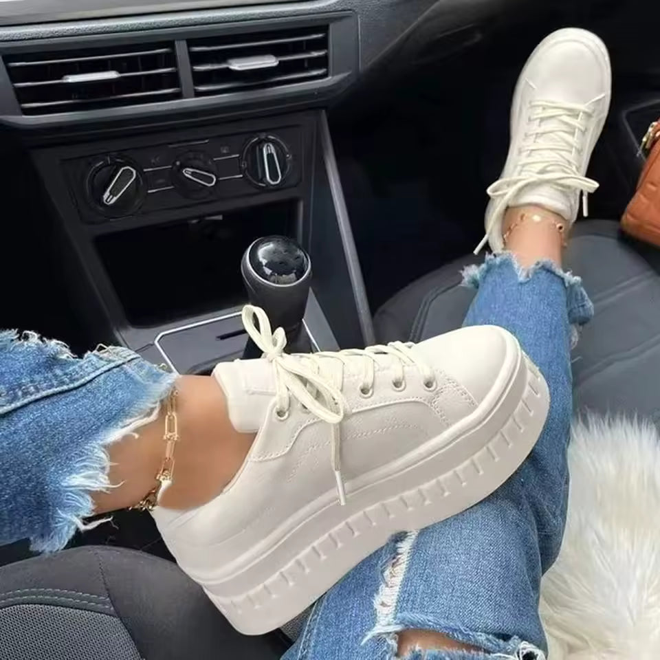 Fashionable High Heel Sneakers for Women