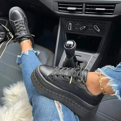 Fashionable High Heel Sneakers for Women