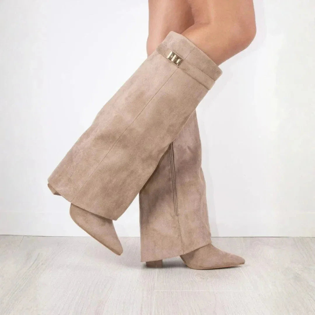 Ladies Soft Leather High Boots