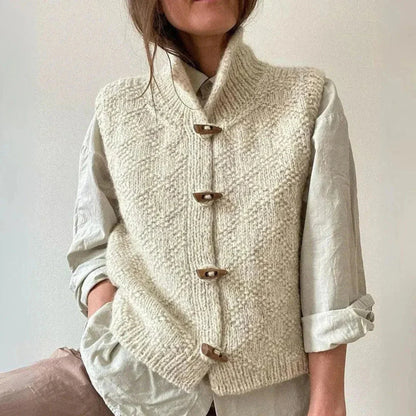 Ladies Classic Zip Wool Waistcoat - EasyApparels