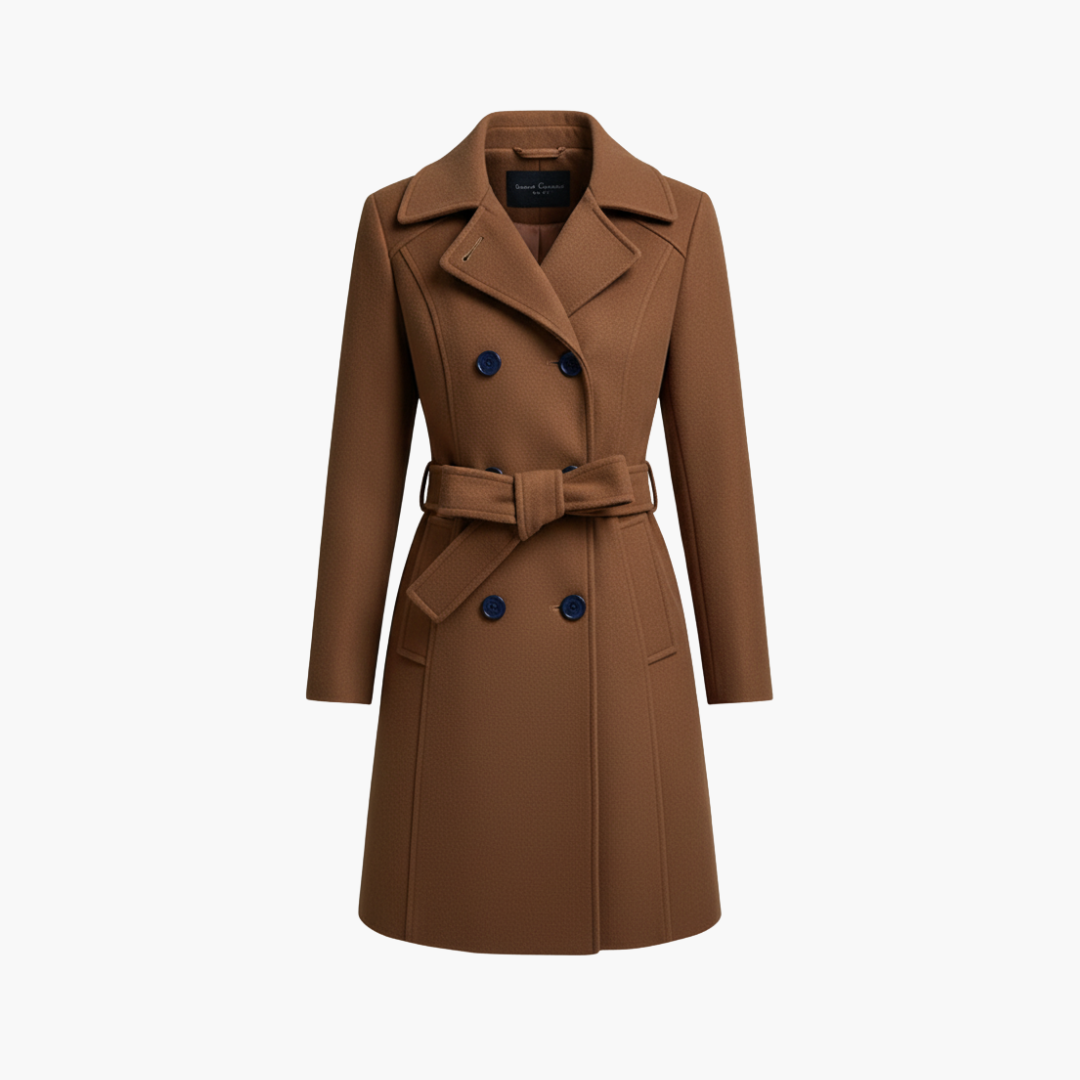 Ladies Classic Waterproof Coat with Pockets - Vossary