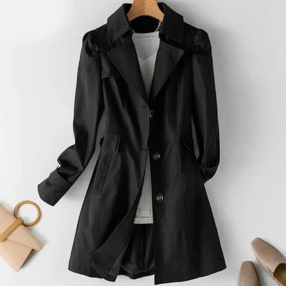 Classic Waterproof Ladies Long Coat