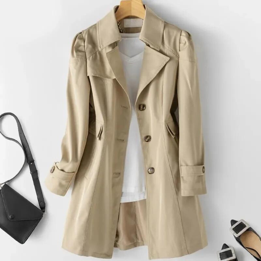 Classic Waterproof Ladies Long Coat