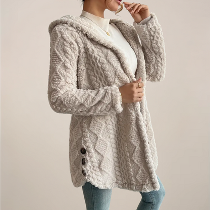 Soft Fleece Hooded Coat for Women All Year Round