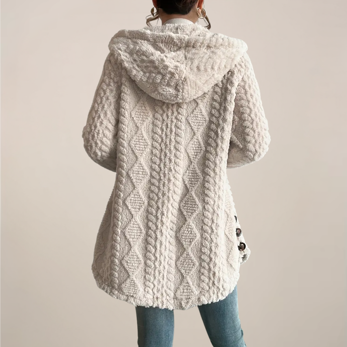 Soft Fleece Hooded Coat for Women All Year Round