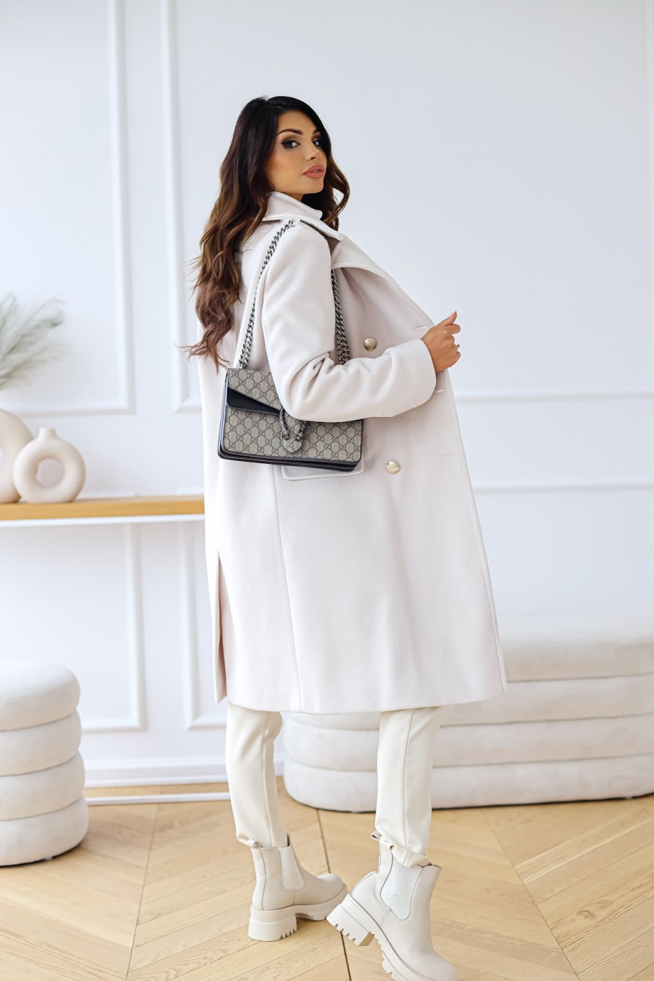 Women's Warm Classic Double-Breasted Winter Coat