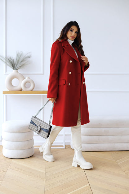Women's Warm Classic Double-Breasted Winter Coat