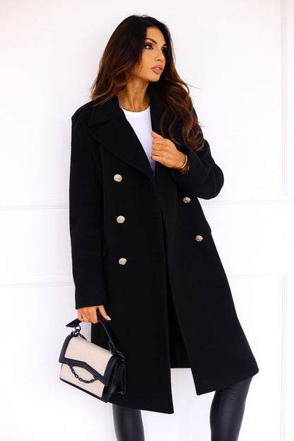 Women's Warm Classic Double-Breasted Winter Coat