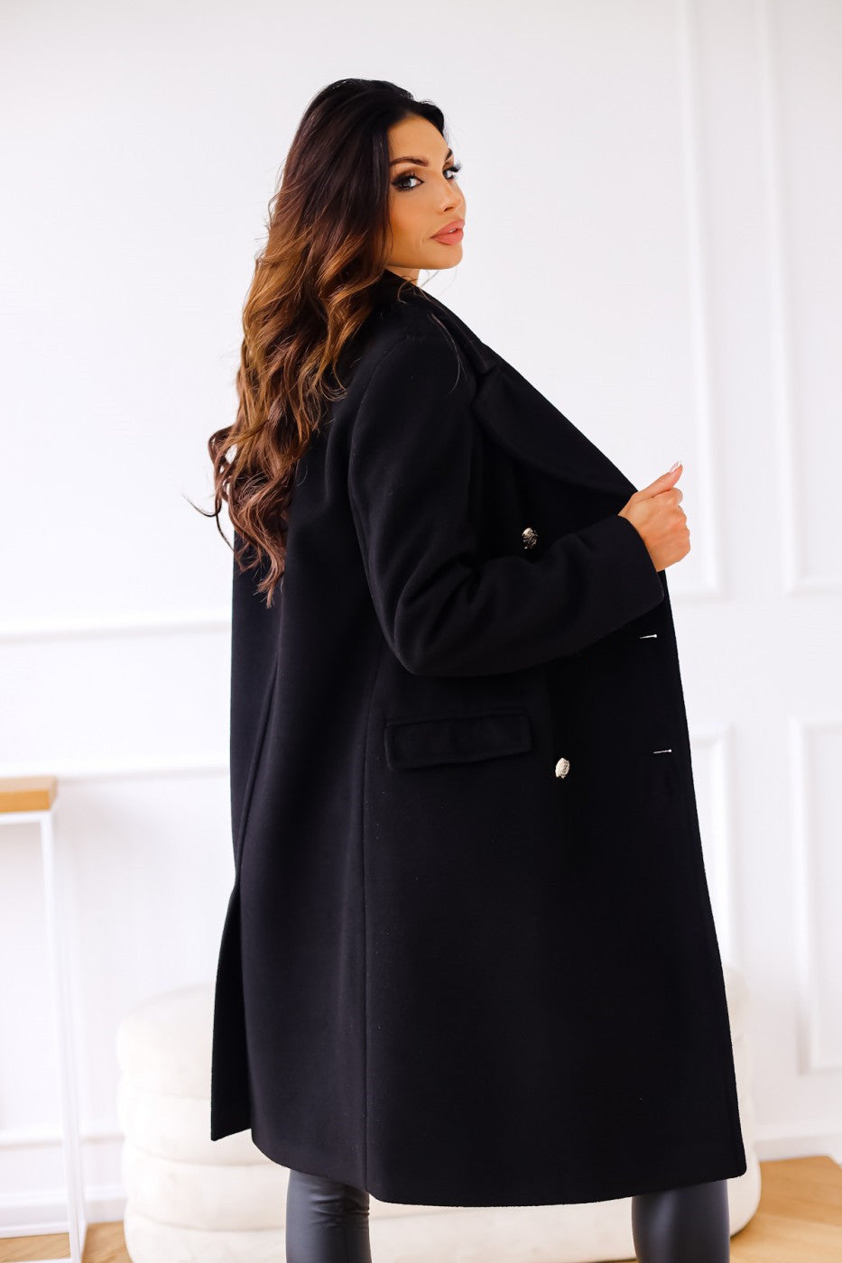 Women's Warm Classic Double-Breasted Winter Coat