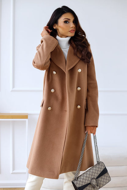 Women's Warm Classic Double-Breasted Winter Coat