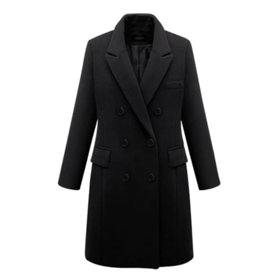 Elegant Ladies' Classic Formal Overcoat - Vossary