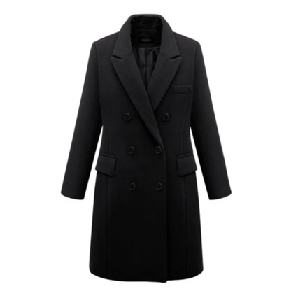 Elegant Ladies' Classic Formal Overcoat - Vossary