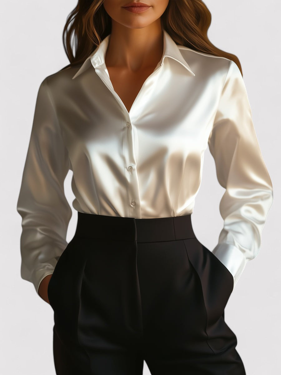 Elegant Soft Formal Women's Blouse