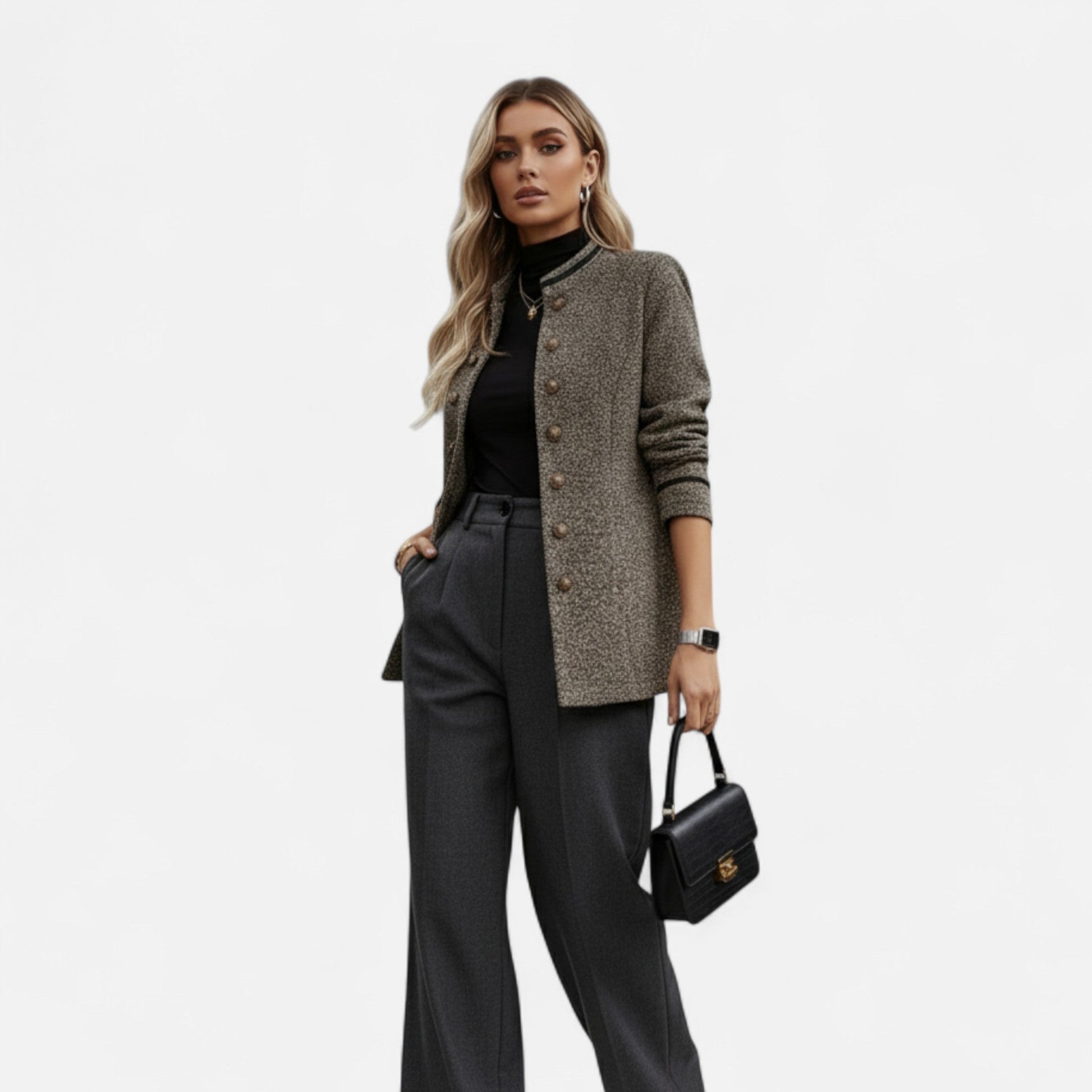 Classic Ladies Winter Parka Coat - Vossary