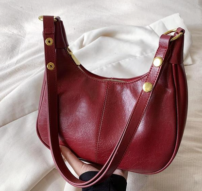 Stylish Zipper Tote Bag with Adjustable Shoulder Strap