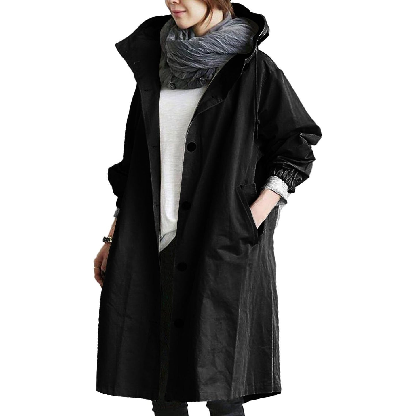 Stylish Water-Resistant Parka Coat