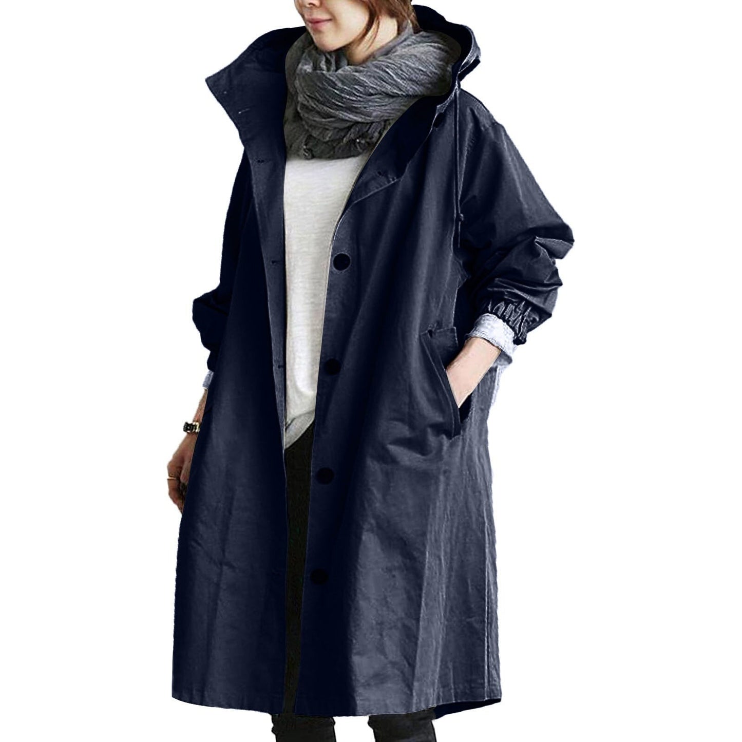 Stylish Water-Resistant Parka Coat