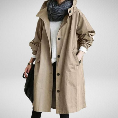 Stylish Water-Resistant Parka Coat