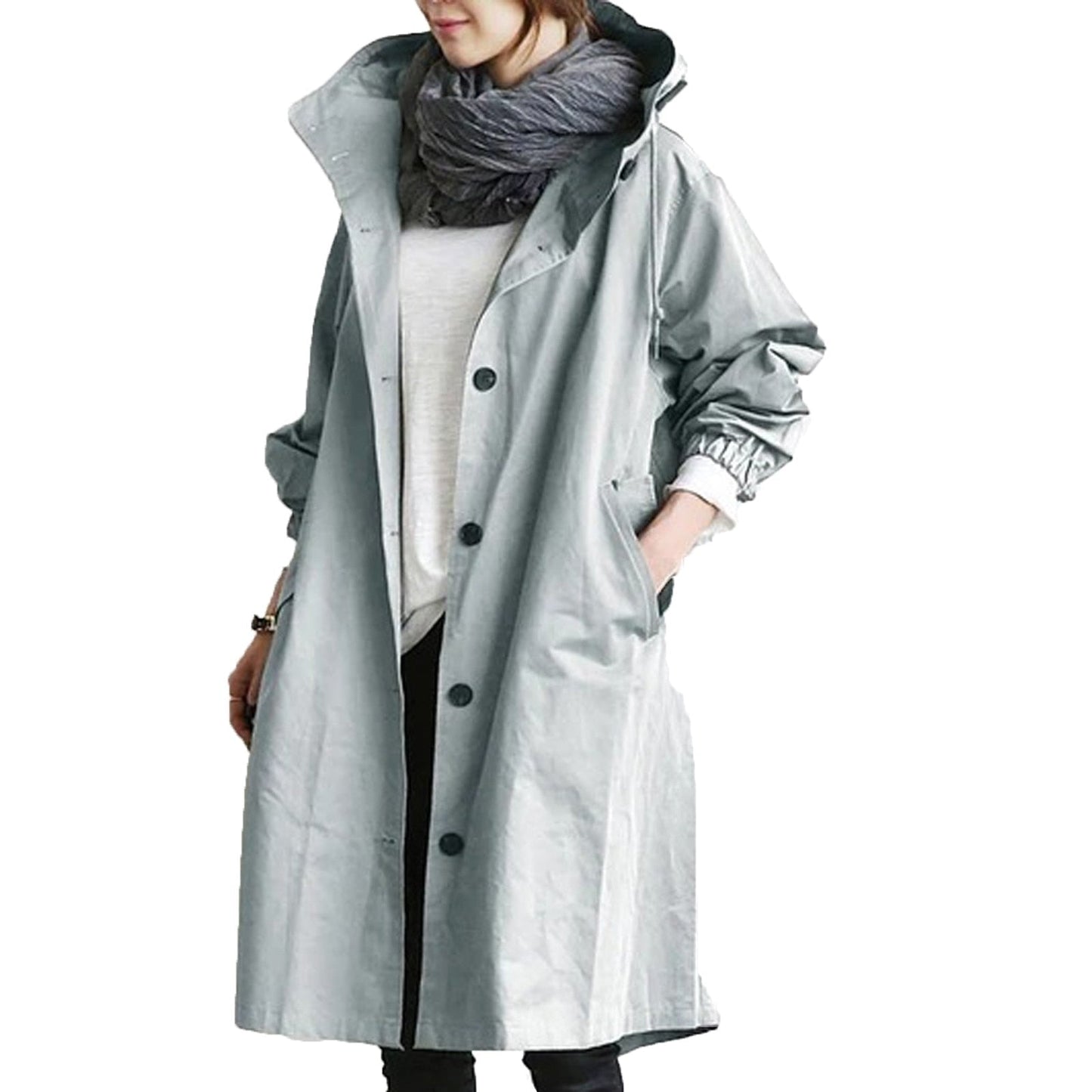 Stylish Water-Resistant Parka Coat