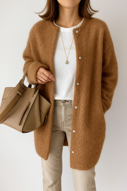 Stylish Oversized Knitted Cardigan for Women
