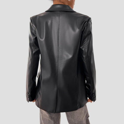Classic Ladies Black Tailored Blazer Jacket