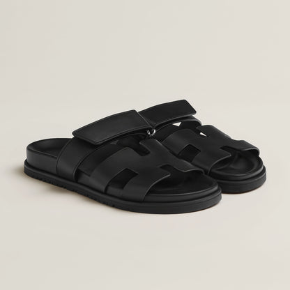 Comfortable Flat Women's Slide Sandals - Vossary
