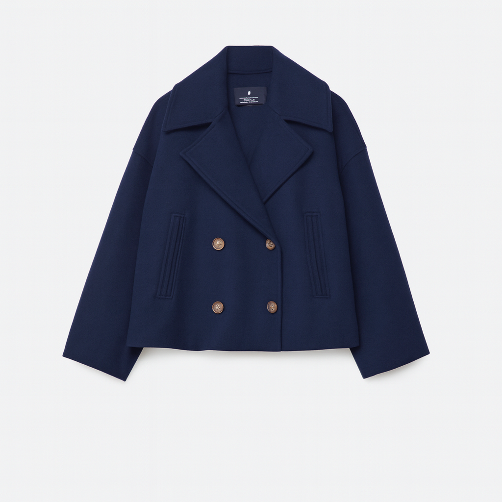 Classic Female Short Jacket - Elegant Open Front Design
