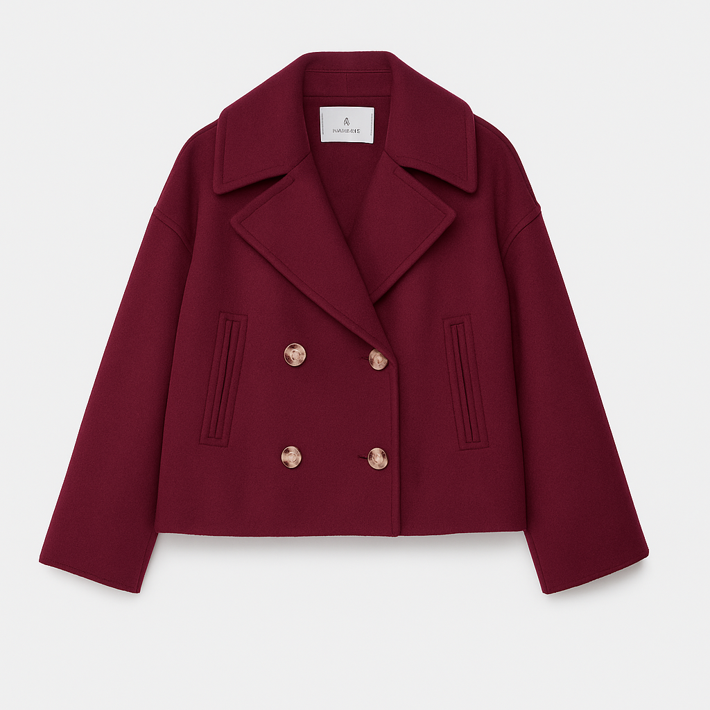 Classic Female Short Jacket - Elegant Open Front Design