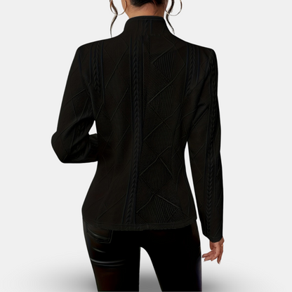 Stylish Patterned Jacket for Women Everyday Wear