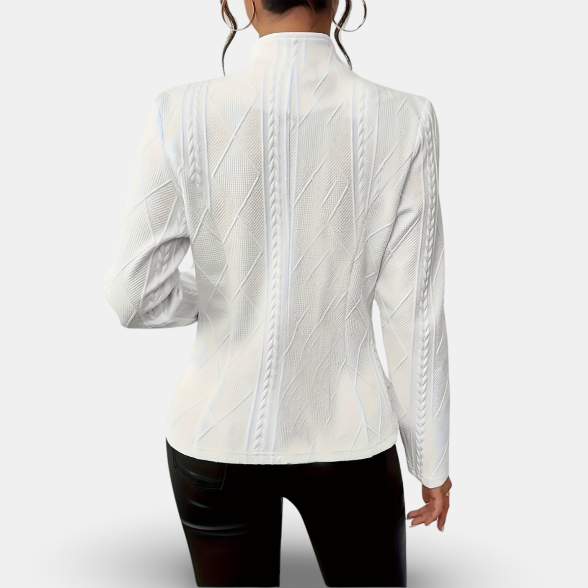 Stylish Patterned Jacket for Women Everyday Wear