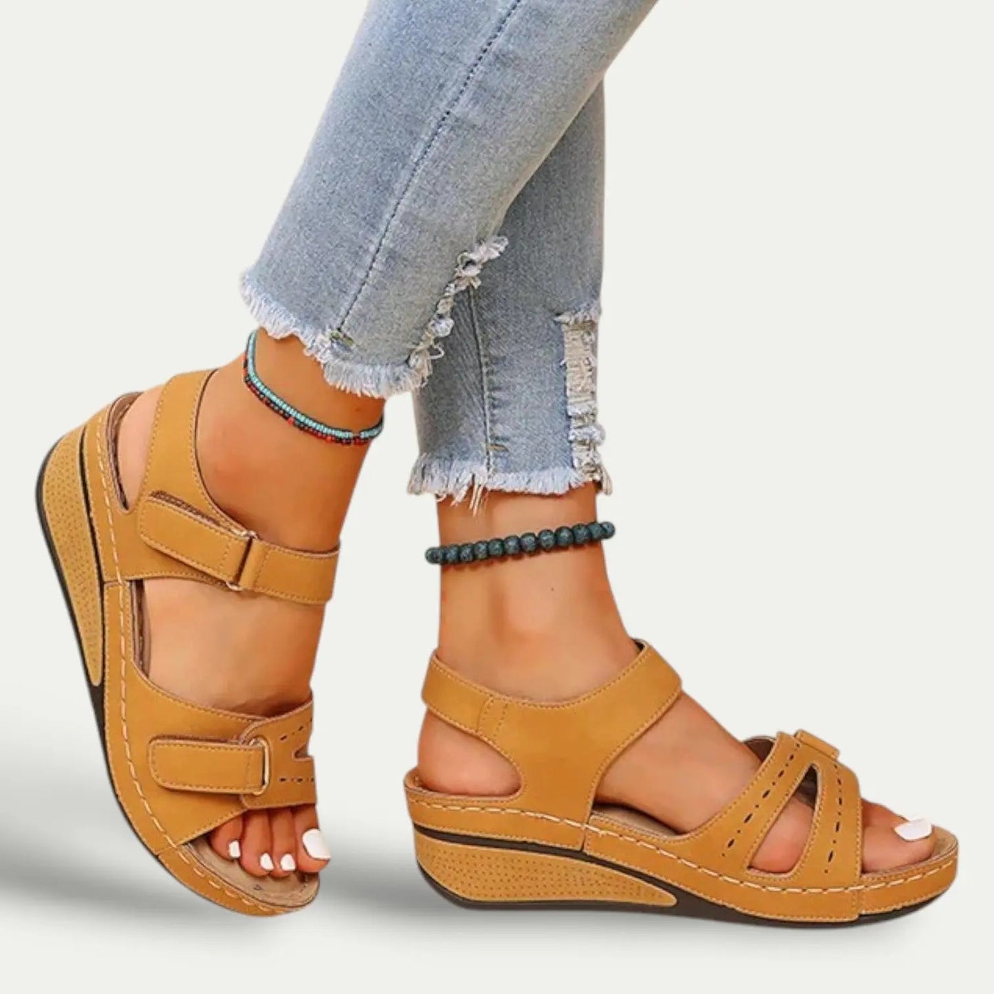 Ladies Comfortable Open Toe Summer Sandals