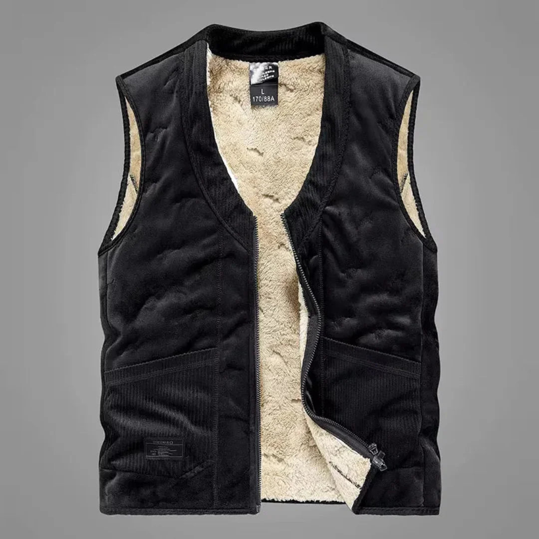 Fleece Lined Reversible Puffer Vest