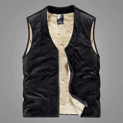 Fleece Lined Reversible Puffer Vest