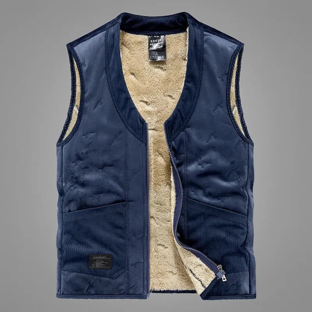 Fleece Lined Reversible Puffer Vest