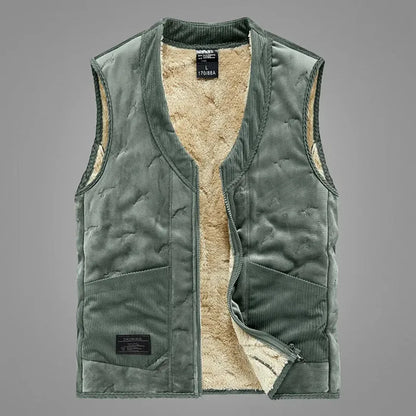 Fleece Lined Reversible Puffer Vest