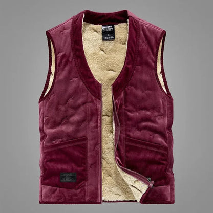 Fleece Lined Reversible Puffer Vest