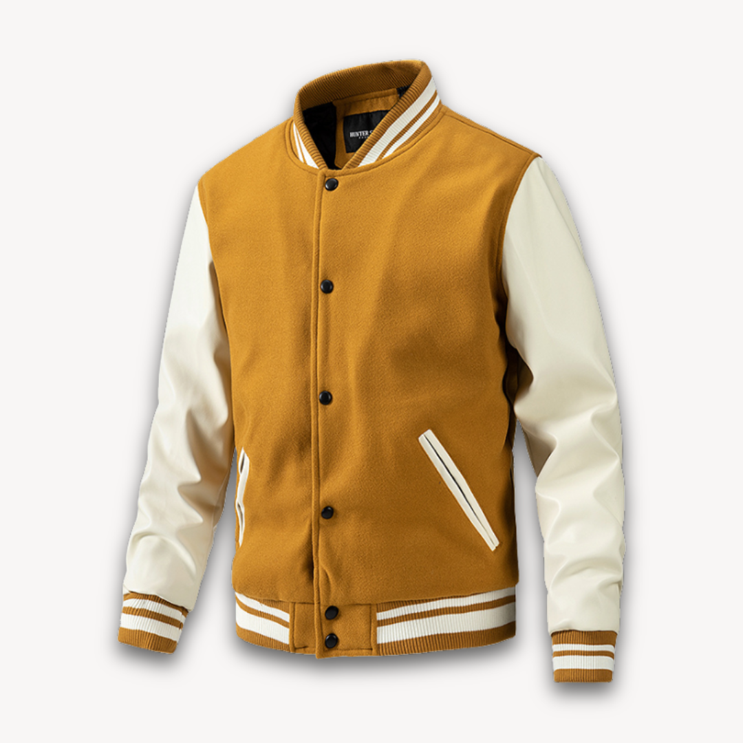 Retro Style Men's Leather Jacket
