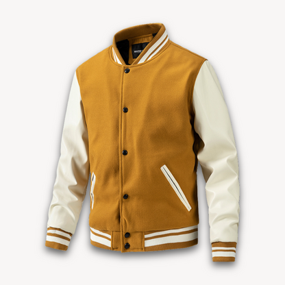 Retro Style Men's Leather Jacket