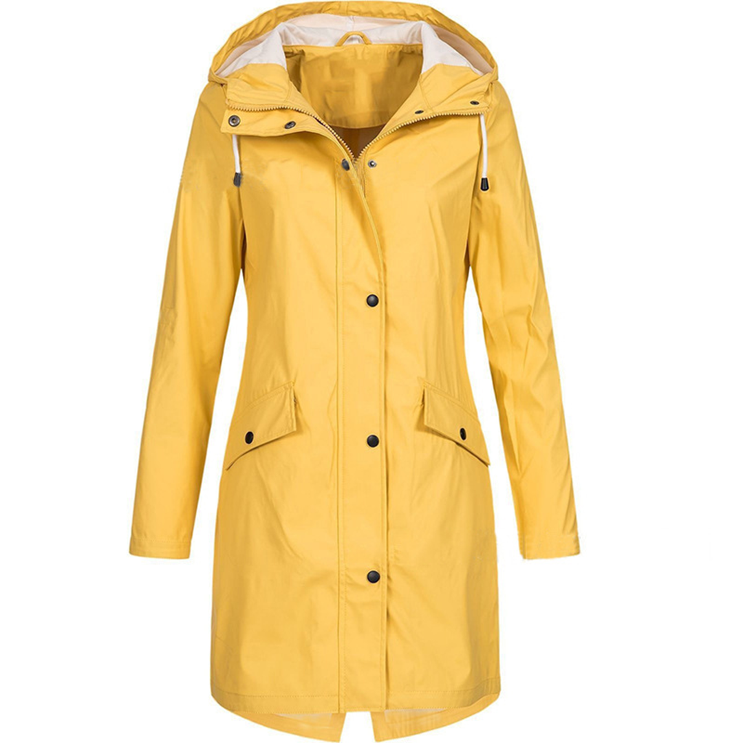 Waterproof Women's Raincoat - Breathable Windbreaker Jacket