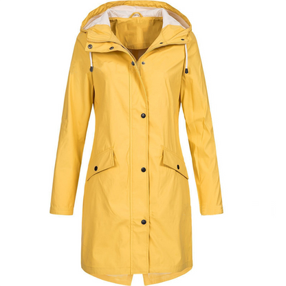 Waterproof Women's Raincoat - Breathable Windbreaker Jacket