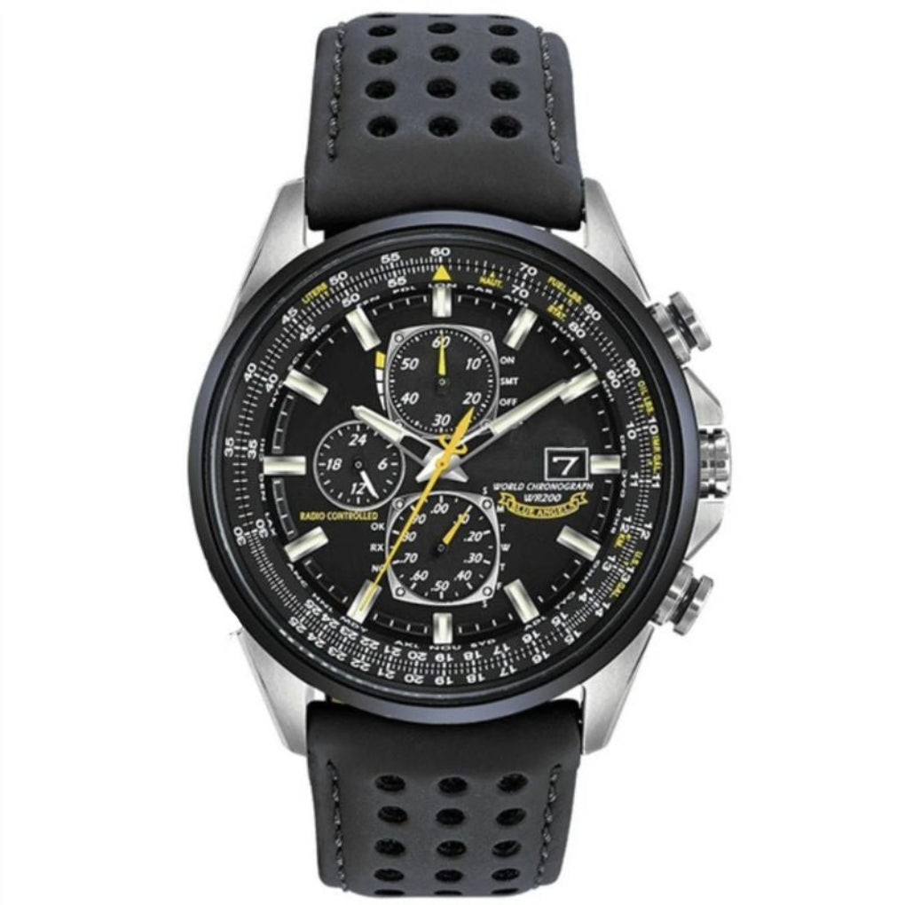 Stylish Mens Leather Quartz Watch - Vossary