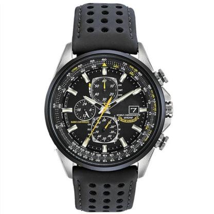 Stylish Mens Leather Quartz Watch - Vossary