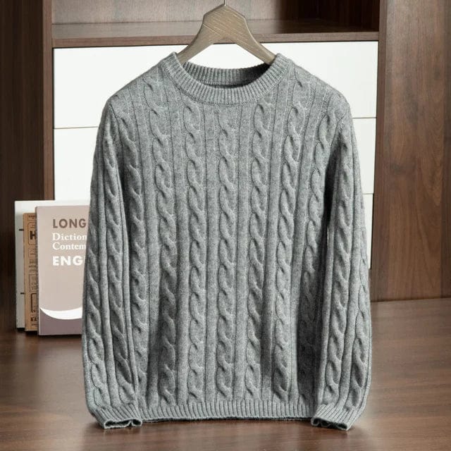 Soft Crew Neck Long Sleeve Sweater for Men - EasyApparels