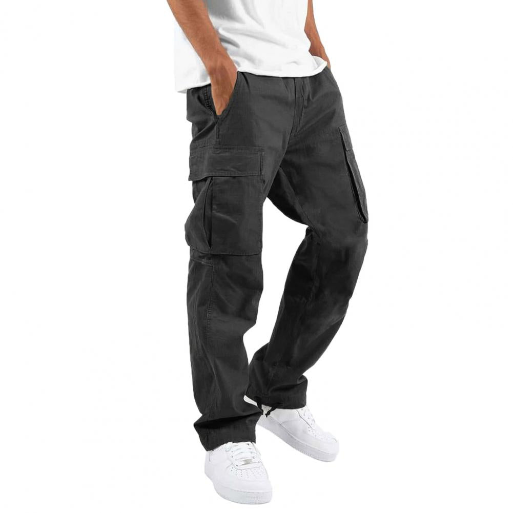 Relaxed Fit Casual Work Pants for Men
