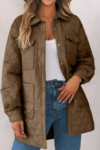 Warm Zip Up Parka Winter Jacket