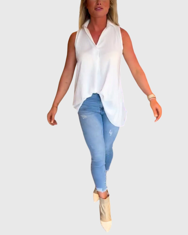 Women's Tank Style Summer Top - Vossary