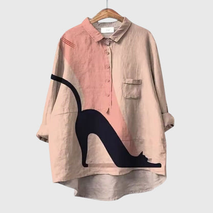 Elegant Women's Cotton Blouse