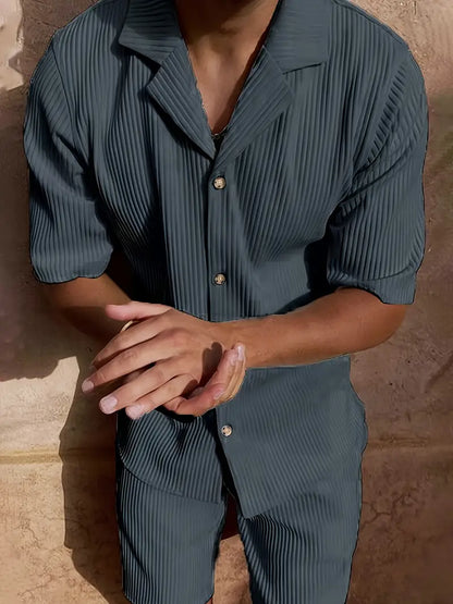 Relaxed Natural Cotton Summer Set
