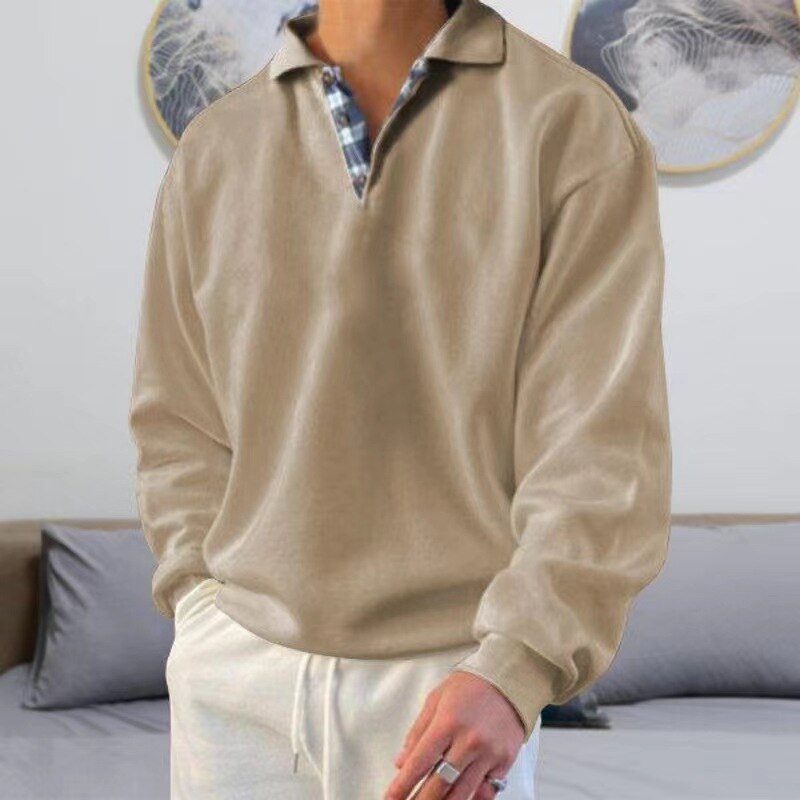 Comfortable Crew Neck Men's Sweater